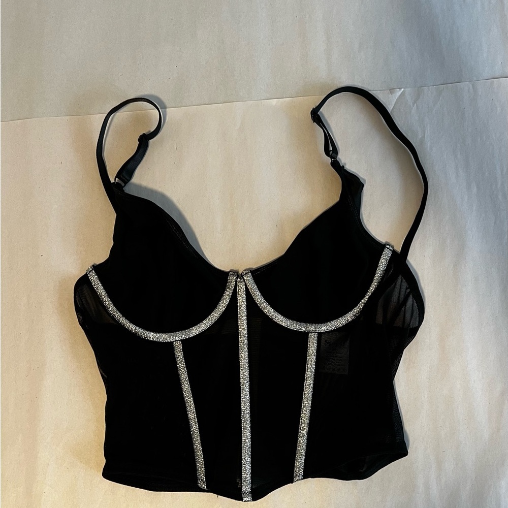 Spirit Black Top with Silver Details